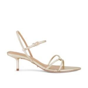 TONY BIANCO Florida Sandals in Gold Nappa Metallic | LIKE NEW